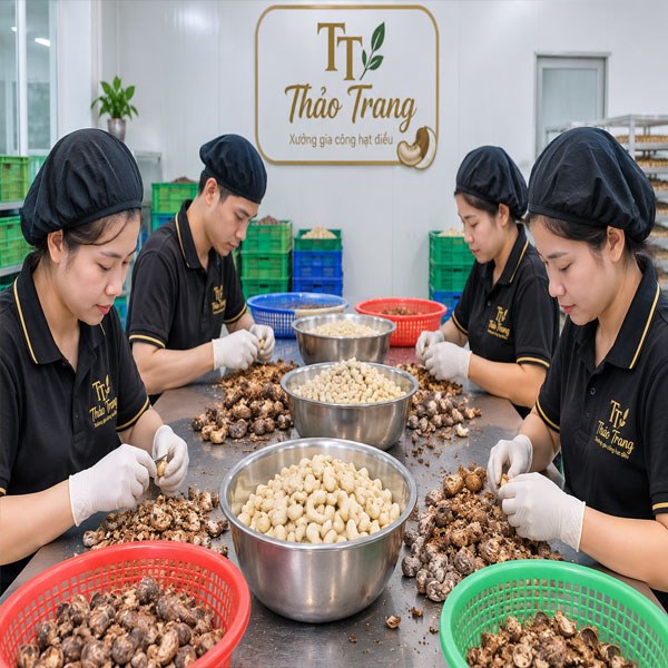 Gia Công Bóc Vỏ Lụa