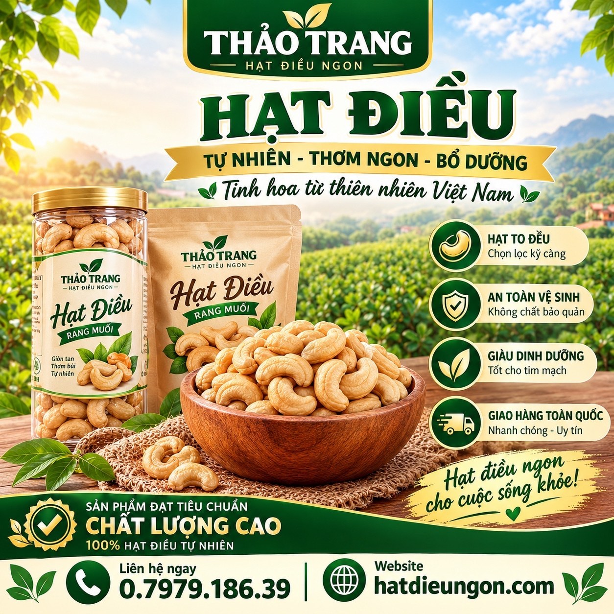 4 NHÓM HẠT ĐIỀU THÔNG DỤNG. LOẠI NÀO ĂN NGON NHẤT?