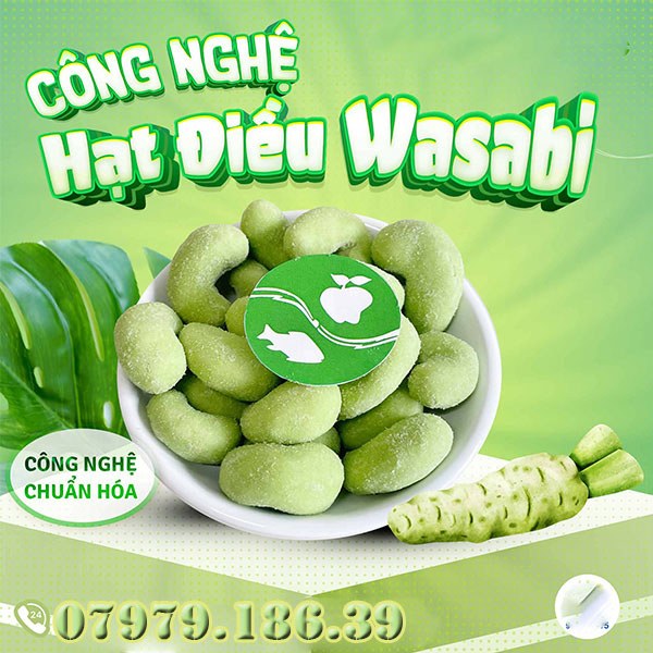 Hạt điều wasabi